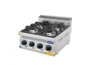 Oferta, National, Aragaz profesional 4 focuri, Ideal Inox, gaz natural, Linia 630