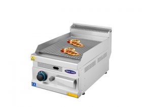 Oferta, National, Gratar placa striata, Ideal Inox, 40 cm, butelie, Linia 630