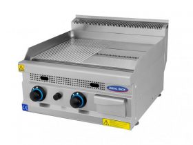 Oferta, National, Gratar placa neteda si striata, Ideal Inox, 60 cm, gaz natural, Linia 630