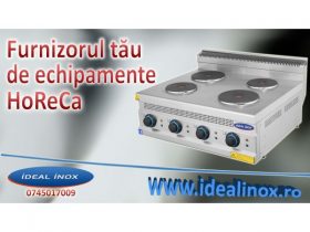 Oferta, National, Masina de gatit electrica cu 4 plite, Ideal Inox, Linia 700