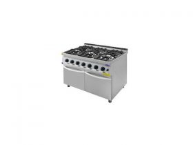 Oferta, National, Masina de gatit cu 6 arzatoare, Ideal Inox, Linia 930, GPL