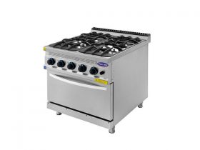 Oferta, National, Masina de gatit 4 arzatoare si cuptor, Ideal Inox, Linia 930, GPL