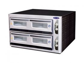 Oferta, National, Cuptor profesional pizza 6+6, 30 cm, Ideal Inox, doua camere