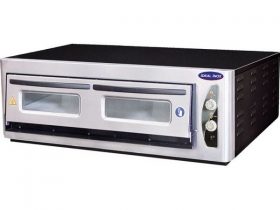 Oferta, National, Cuptor pizza 9x30 cm, Ideal Inox, o camera