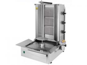 Oferta, National, Aparat shaorma, Grill kebab cu 3 arzatoare, Ideal Inox, GPL