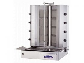 Oferta, National, Aparat shaorma, aparat kebab 8 (4 + 4) arzatoare, Ideal Inox, GPL