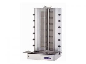 Oferta, National, Aparat shaorma, aparat kebab 12 (6 + 6) arzatoare, Ideal Inox, GPL