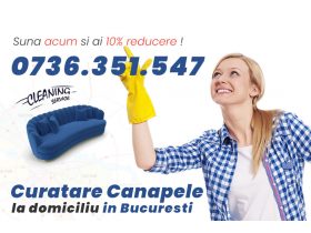 Oferta, Bucuresti, Curatare canapele in Bucuresti. Curatare canapele la domiciliu. 10% reducere AZI! Profita!