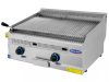 Gratar profesional cu roca vulcanica, Ideal Inox, 80 cm, gaz, Linia 630