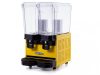 Distribuitor profesional limonada, suc, ceai, Ideal Inox, 2 cuve 20+20 l