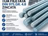 Tija Filetata DIN 975 Gr. 4.8 Zincata