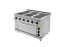 Oferta, National, Masina de gatit 6 plite si cuptor, electrica, CLR.TC.9KE120, Ideal Inox